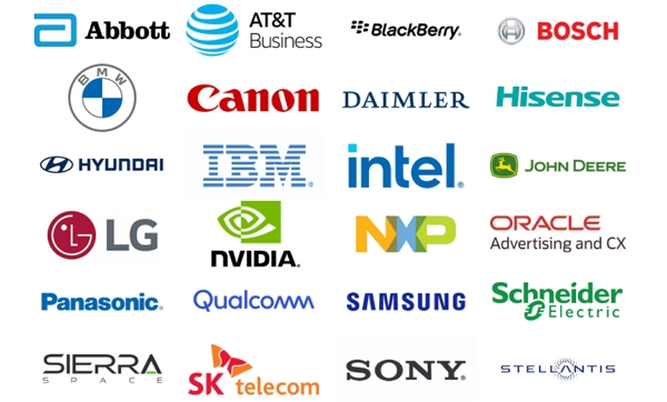 CES 2022 주요 참가 기업. [사진=CES 2022 홈페이지 캡쳐]